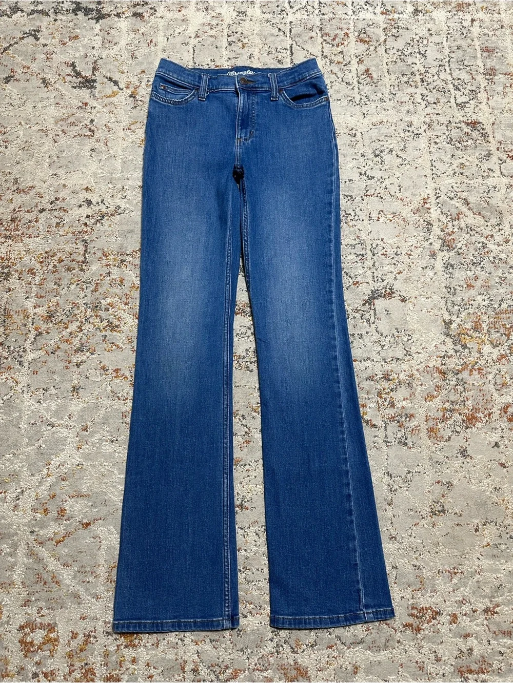 Wrangler youth bootcut jeans girls size 16 slim